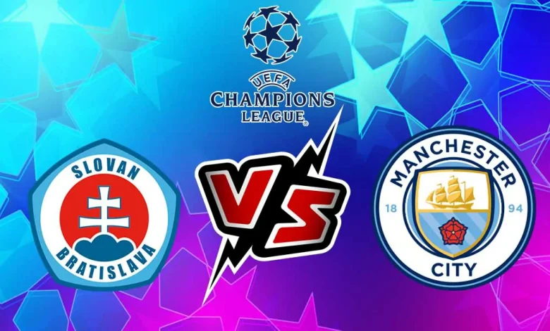 بث مباشر مباراة مانشستر سيتي و سلوفان براتيسلافا اليوم 01/10/2024 كورة جول